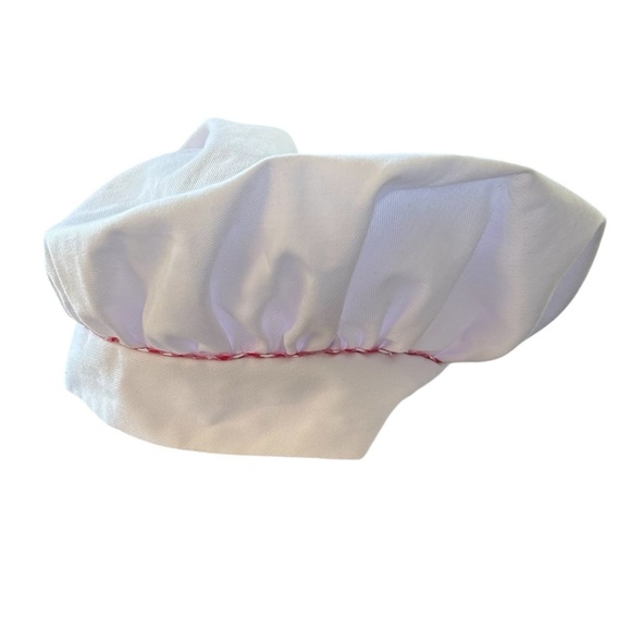 Melissa and Doug Kids White Chef Jacket with Red Gingham Trim - Picture 6 of 8